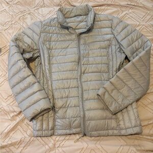 32 Degrees Gray Quilted Lightweight Puffer Jacket